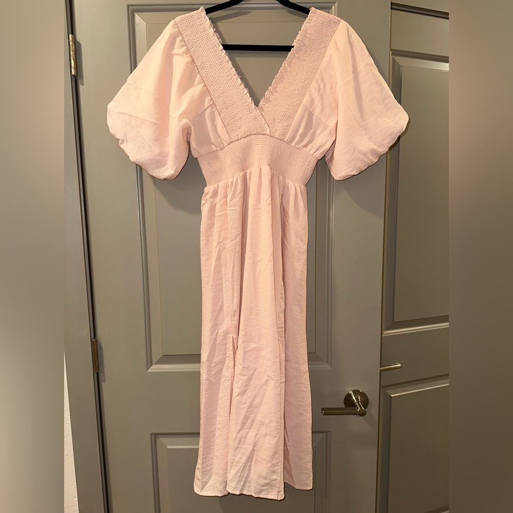 River Island Pink Midi Dress